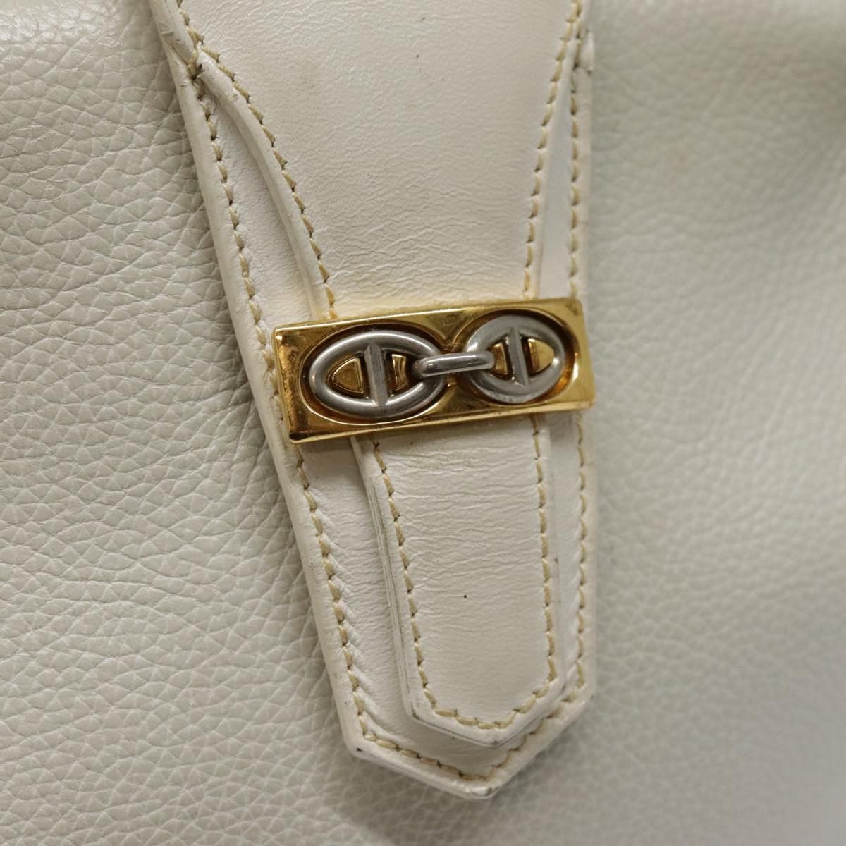 Gucci White Leather Shoulder Bag (Pre-Owned) Size ONE SIZE - 10 Thumbnail