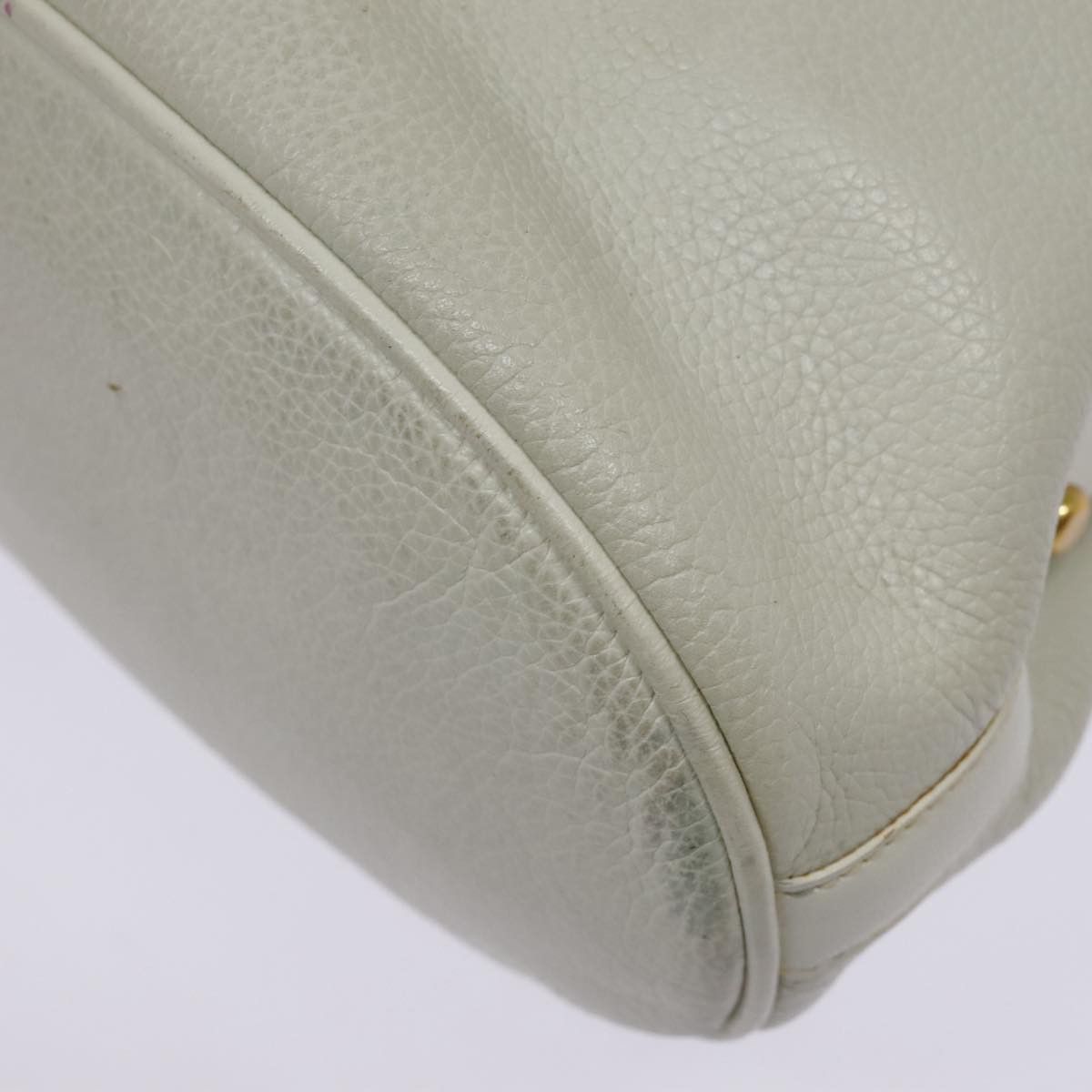 Gucci White Leather Shoulder Bag (Pre-Owned) Size ONE SIZE - 8 Thumbnail