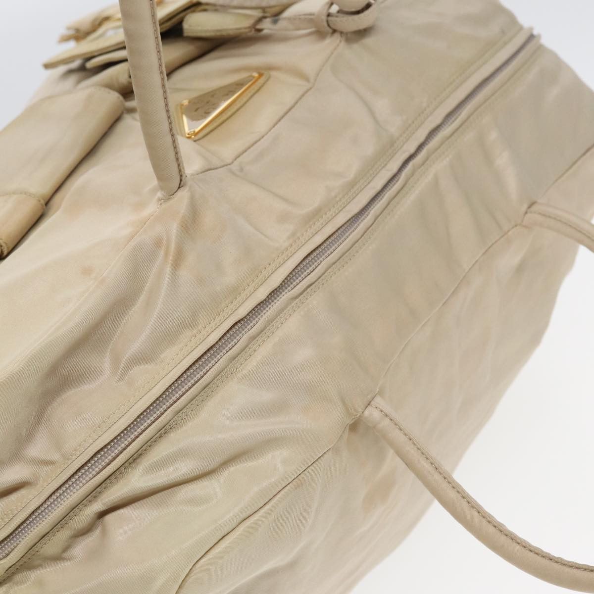 Prada Tessuto Beige Synthetic Handbag (Pre-Owned) Size ONE SIZE - 19 Thumbnail