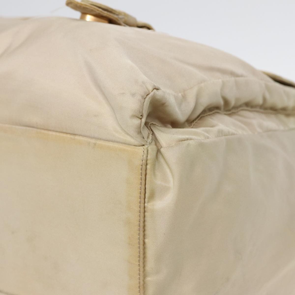 Prada Tessuto Beige Synthetic Handbag (Pre-Owned) Size ONE SIZE - 8 Thumbnail