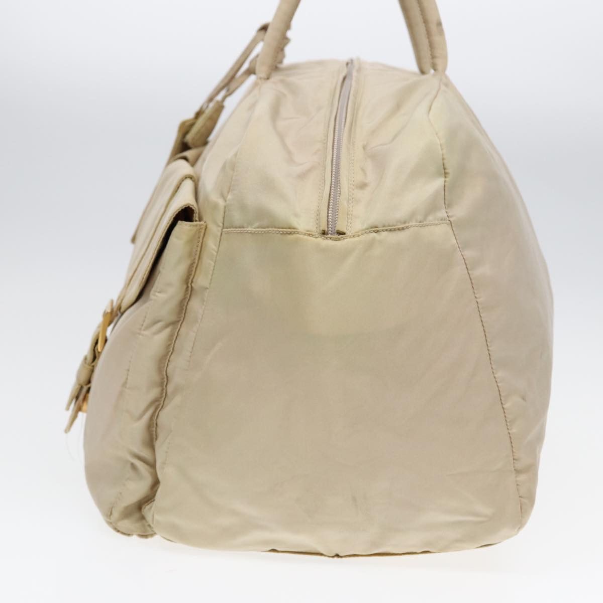 Prada Tessuto Beige Synthetic Handbag (Pre-Owned) Size ONE SIZE - 4 Thumbnail