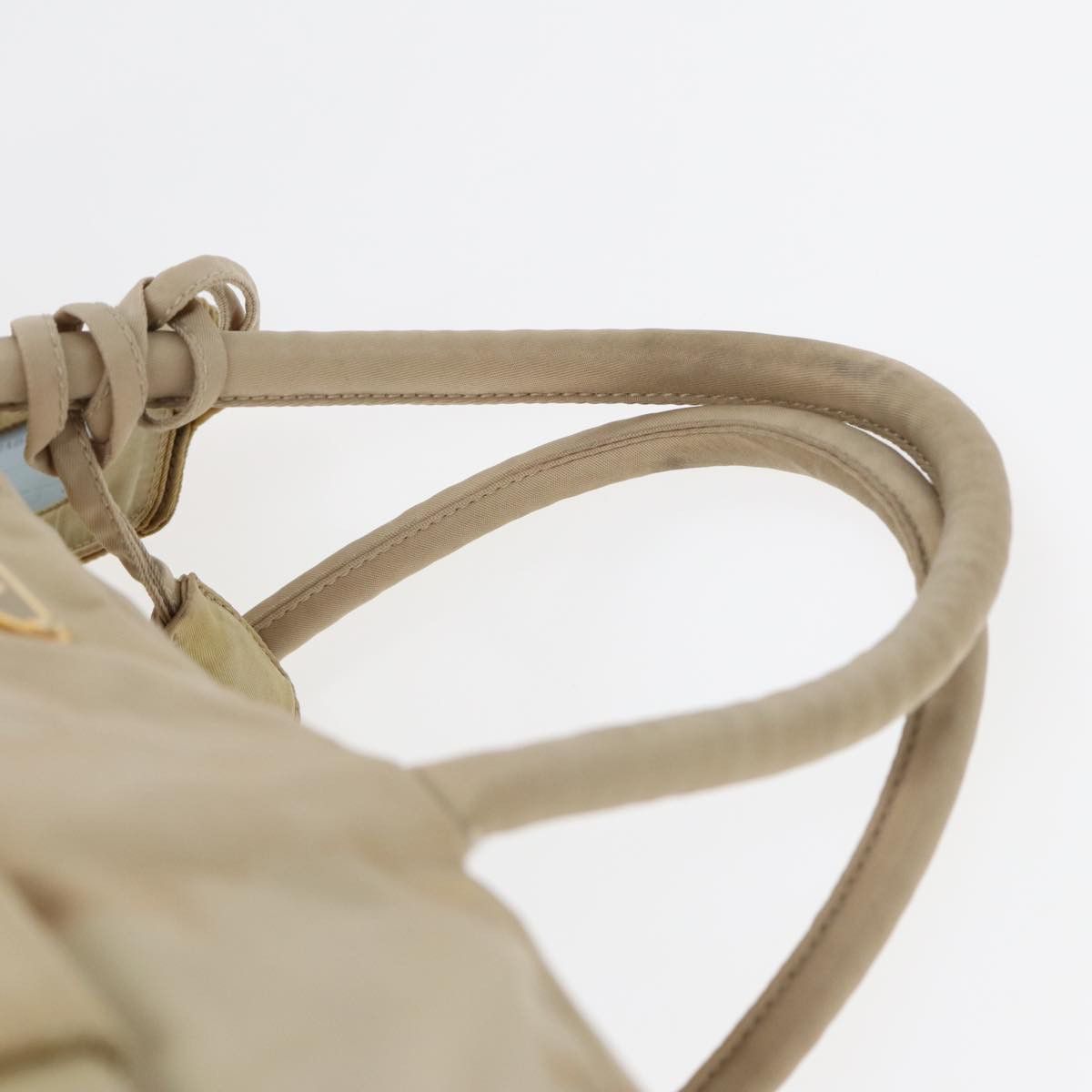 Prada Tessuto Beige Synthetic Handbag (Pre-Owned) Size ONE SIZE - 6 Thumbnail