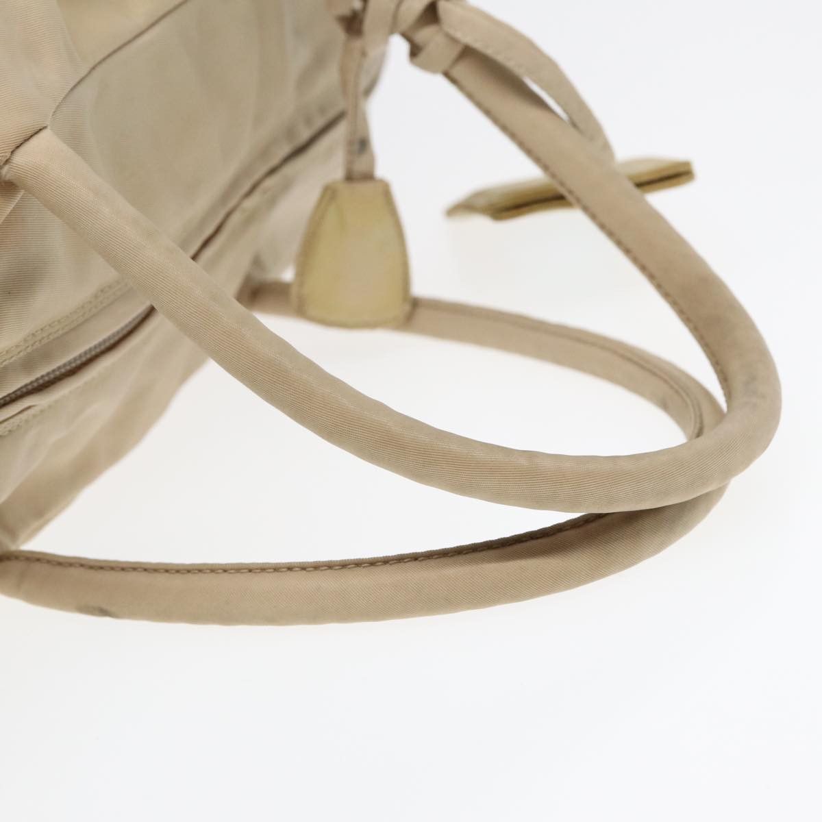 Prada Tessuto Beige Synthetic Handbag (Pre-Owned) Size ONE SIZE - 5 Thumbnail