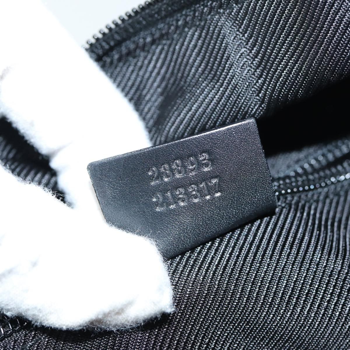 Gucci Gg Canvas Black Canvas Tote Bag (Pre-Owned) Size ONE SIZE - 6 Thumbnail
