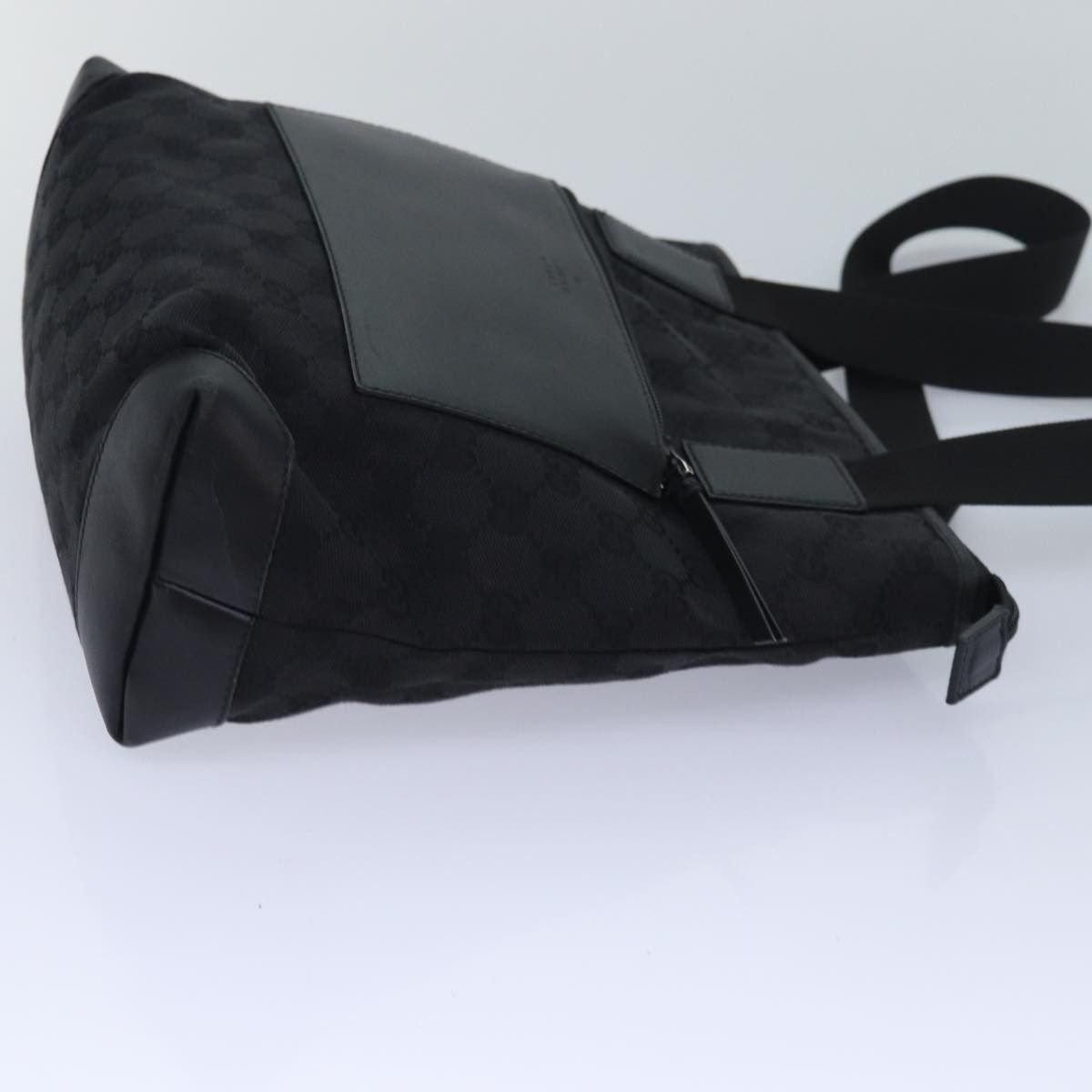 Gucci Gg Canvas Black Canvas Tote Bag (Pre-Owned) Size ONE SIZE - 10 Thumbnail