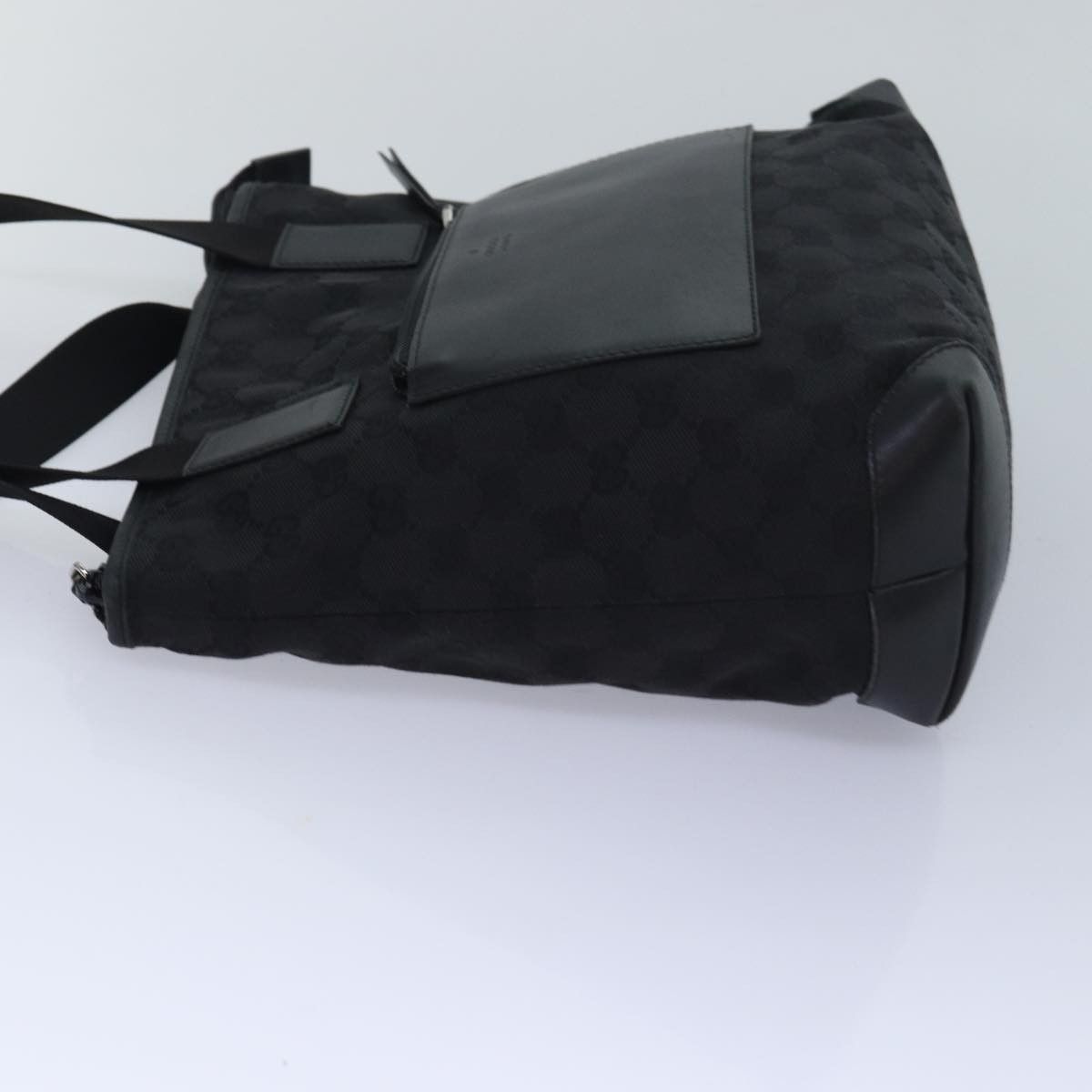 Gucci Gg Canvas Black Canvas Tote Bag (Pre-Owned) Size ONE SIZE - 9 Thumbnail