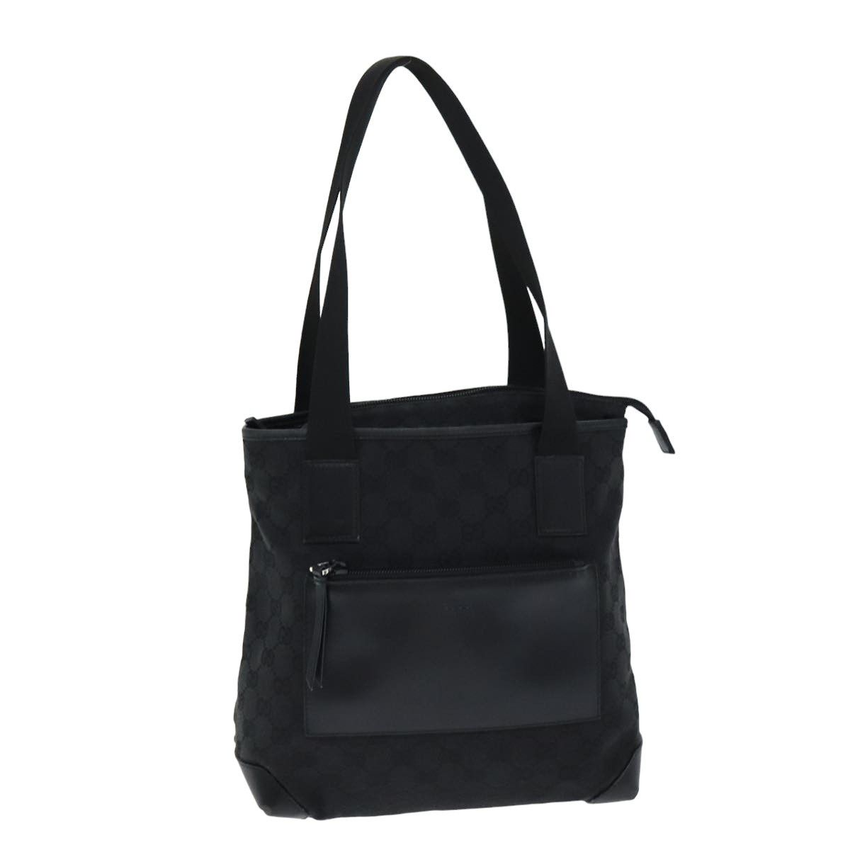 Gucci Gg Canvas Black Canvas Tote Bag (Pre-Owned) Size ONE SIZE - 13 Thumbnail