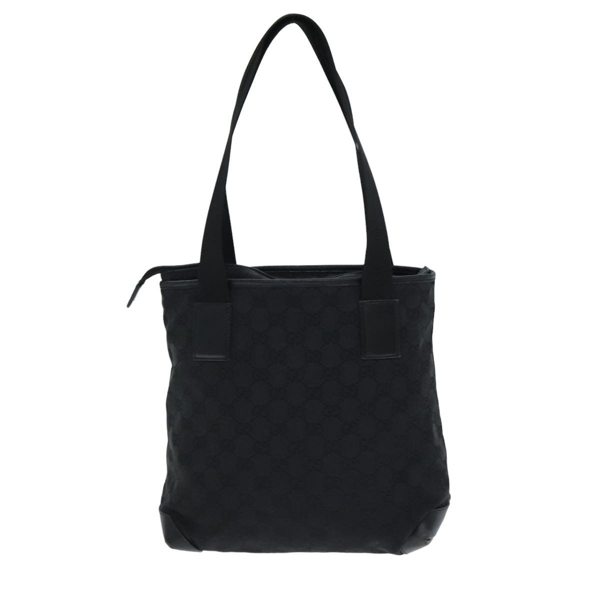 Gucci Gg Canvas Black Canvas Tote Bag (Pre-Owned) Size ONE SIZE - 2 Thumbnail