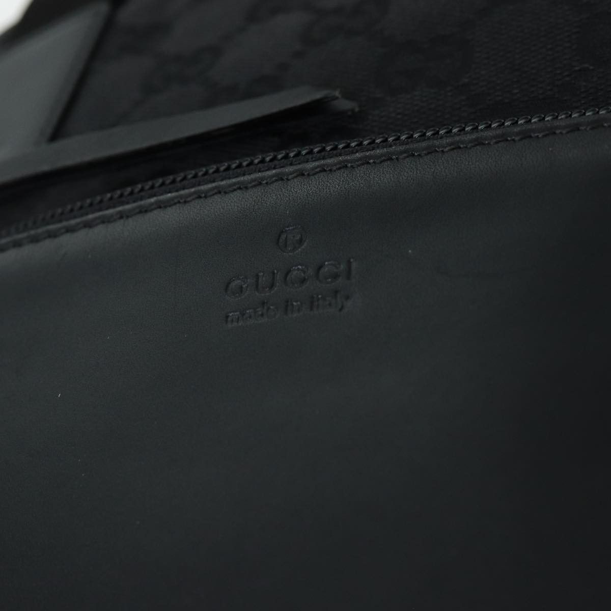 Gucci Gg Canvas Black Canvas Tote Bag (Pre-Owned) Size ONE SIZE - 18 Thumbnail