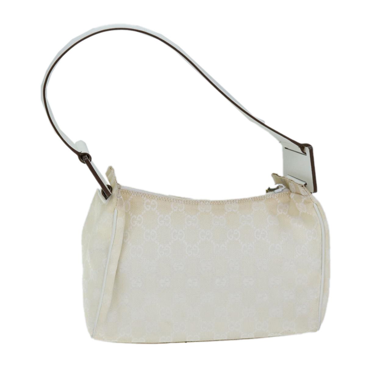 Gucci Gg Canvas White Canvas Shoulder Bag (Pre-Owned) Size ONE SIZE - 2 Thumbnail