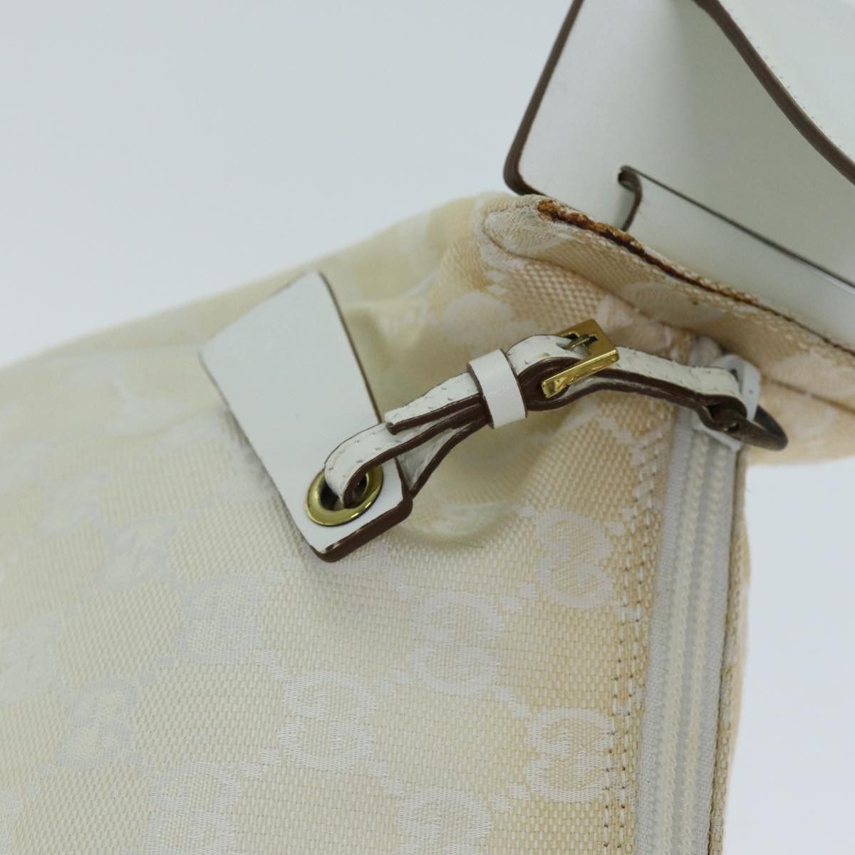 Gucci Gg Canvas White Canvas Shoulder Bag (Pre-Owned) Size ONE SIZE - 17 Thumbnail