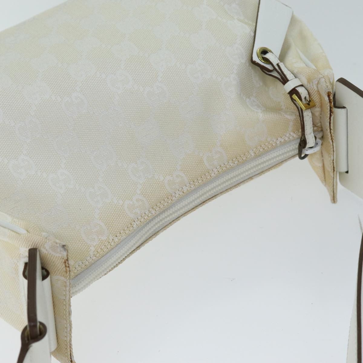 Gucci Gg Canvas White Canvas Shoulder Bag (Pre-Owned) Size ONE SIZE - 4 Thumbnail