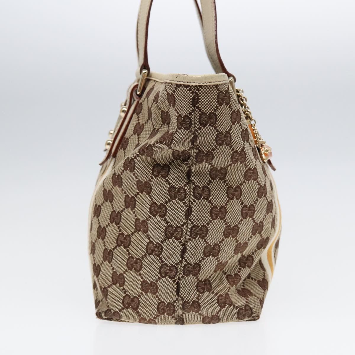 Gucci Sherry Beige Canvas Tote Bag (Pre-Owned) Size ONE SIZE - 9 Thumbnail