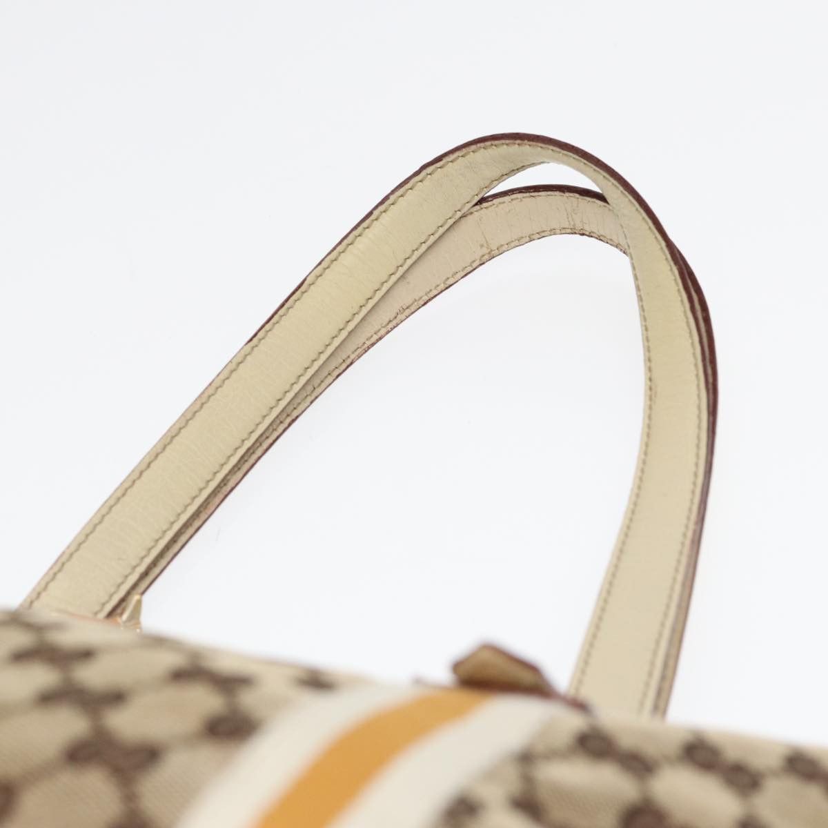 Gucci Sherry Beige Canvas Tote Bag (Pre-Owned) Size ONE SIZE - 12 Thumbnail