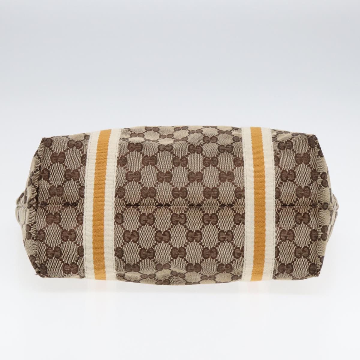 Gucci Sherry Beige Canvas Tote Bag (Pre-Owned) Size ONE SIZE - 3 Thumbnail