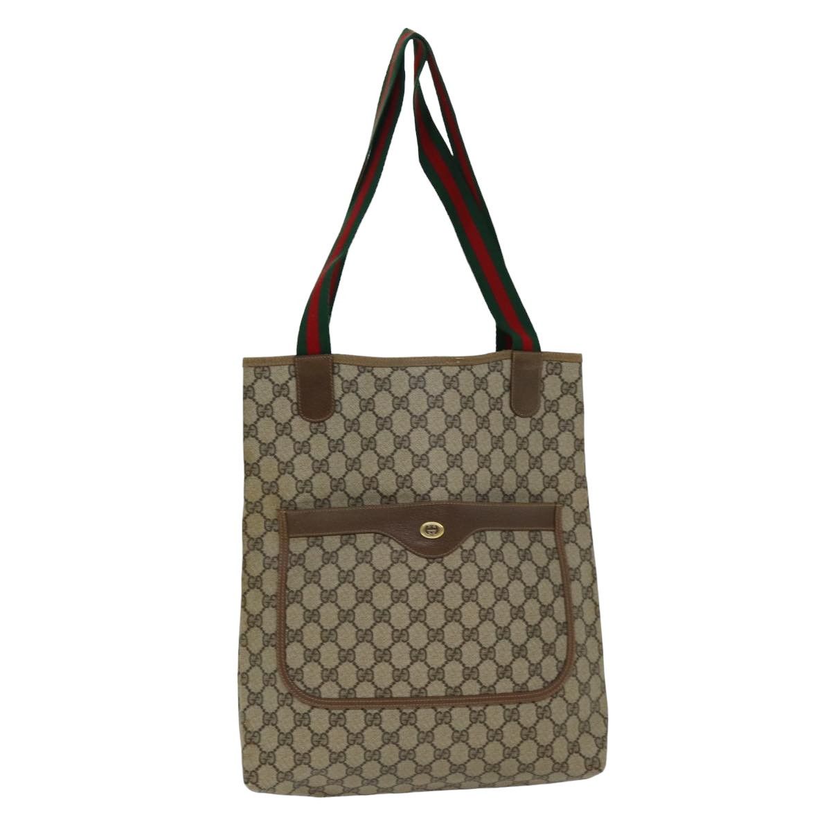 Gucci Gg Supreme Beige Canvas Tote Bag (Pre-Owned) Size ONE SIZE - 15 Thumbnail