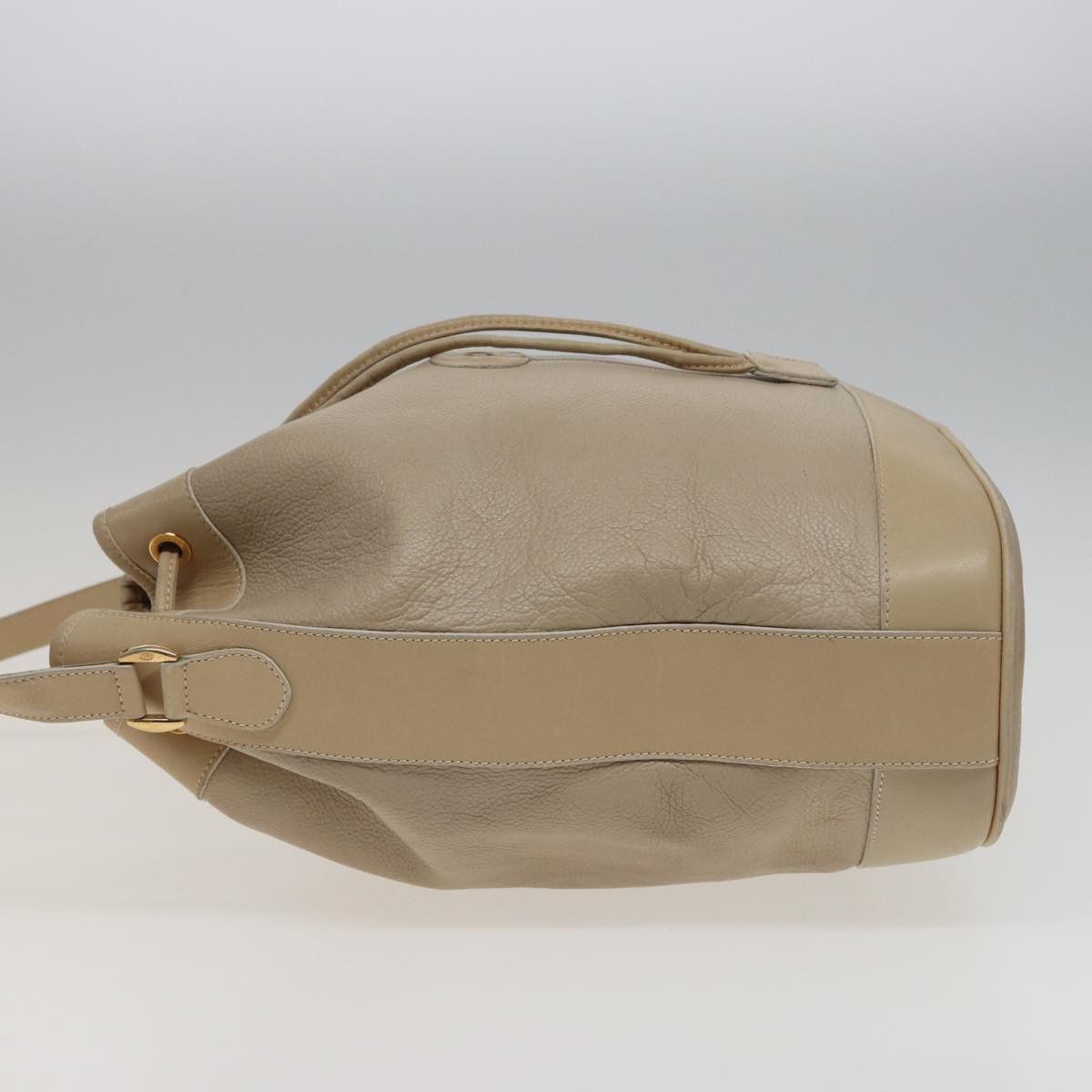 Gucci Beige Leather Shoulder Bag (Pre-Owned) Size ONE SIZE - 4 Thumbnail