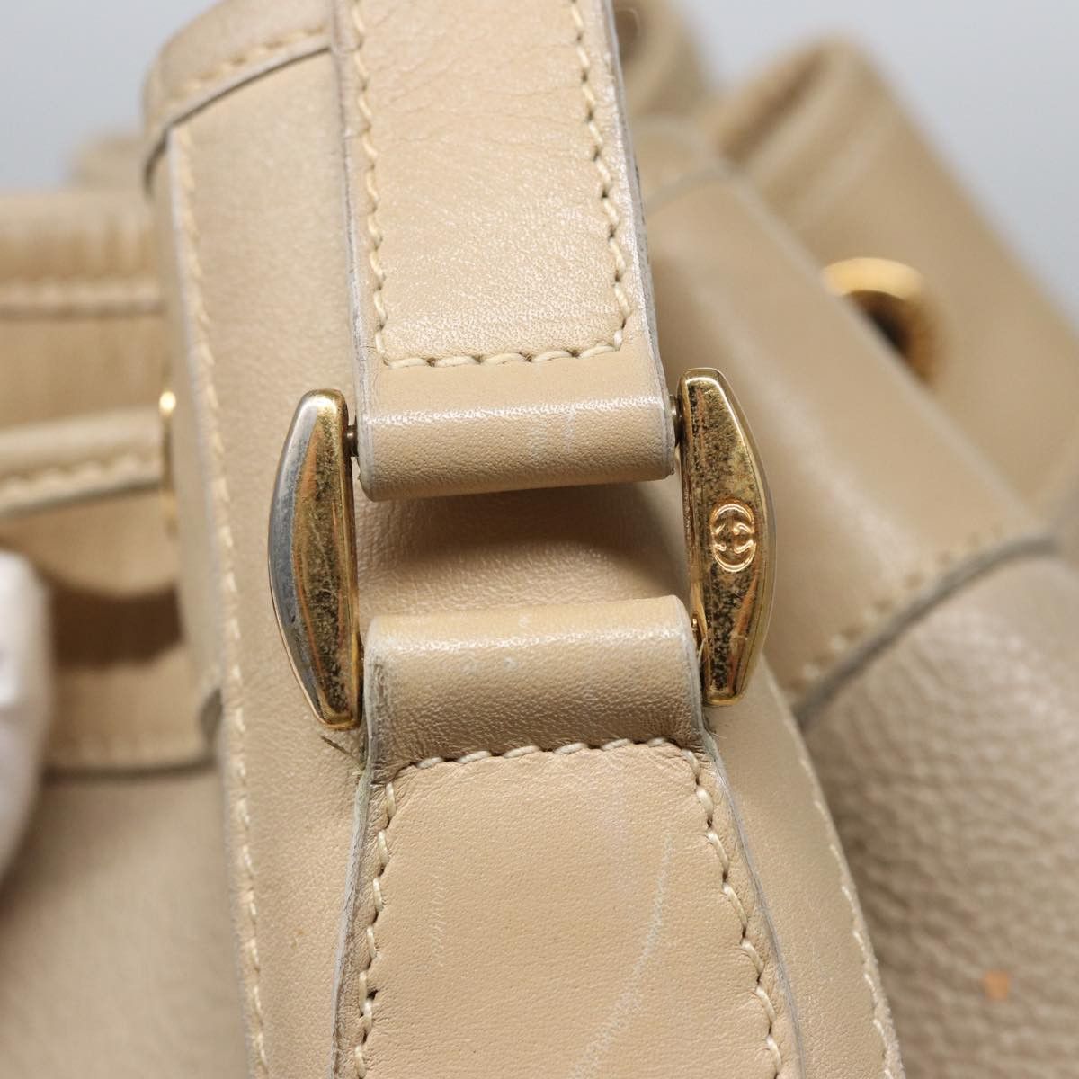 Gucci Beige Leather Shoulder Bag (Pre-Owned) Size ONE SIZE - 20 Thumbnail