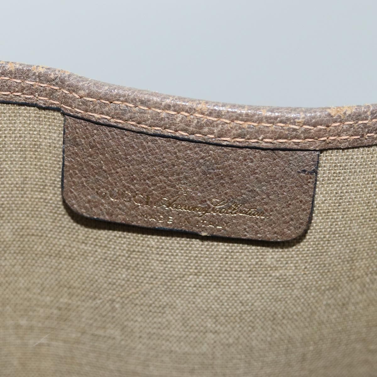 Gucci Gg Canvas Beige Canvas Tote Bag (Pre-Owned) Size ONE SIZE - 8 Thumbnail
