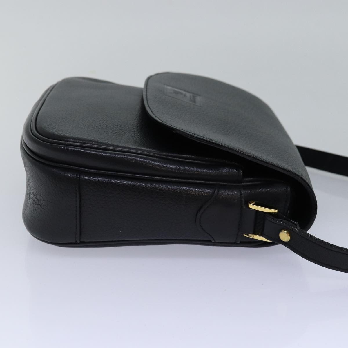 Burberry Nova Check Black Leather Shoulder Bag (Pre-Owned) Size ONE SIZE - 8 Thumbnail