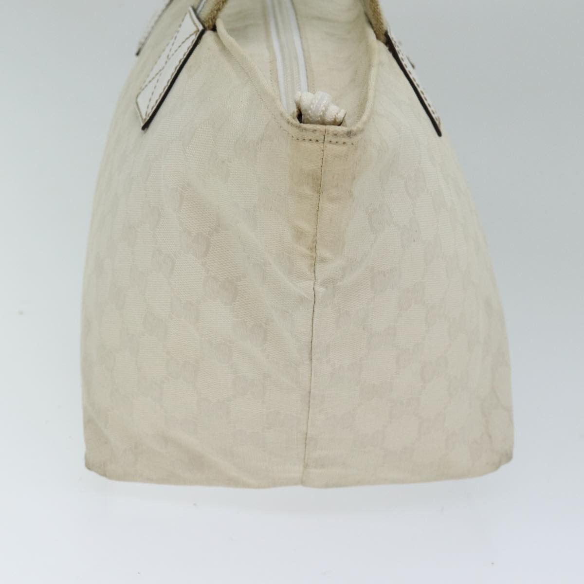 Gucci Gg Canvas White Canvas Tote Bag (Pre-Owned) Size ONE SIZE - 11 Thumbnail