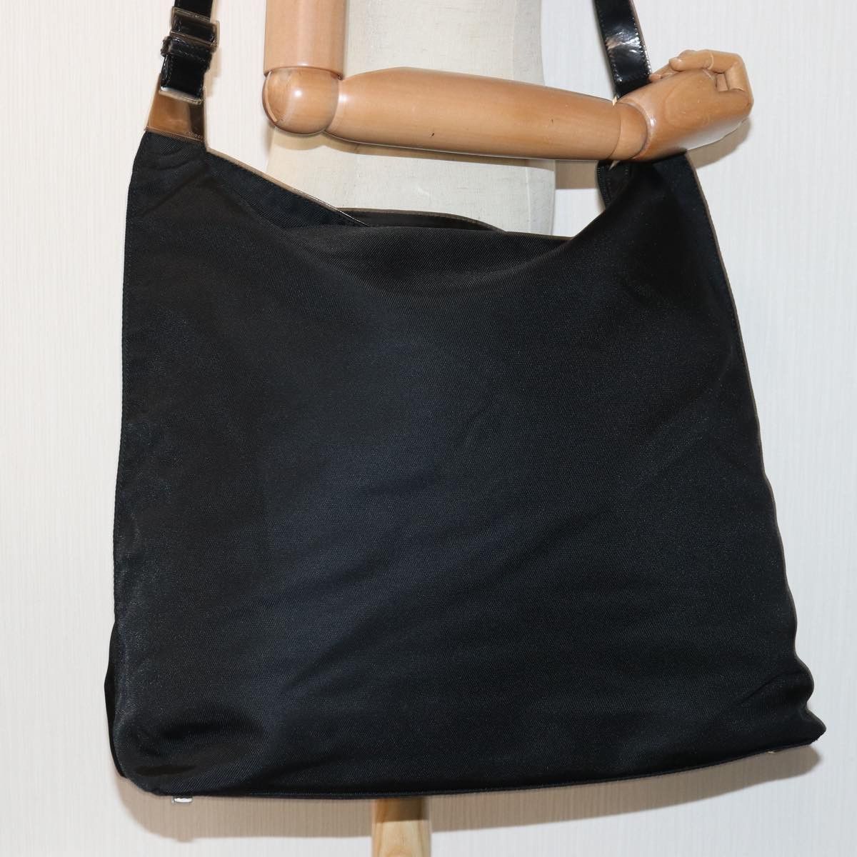 Gucci Black Synthetic Shoulder Bag (Pre-Owned) Size ONE SIZE - 7 Thumbnail