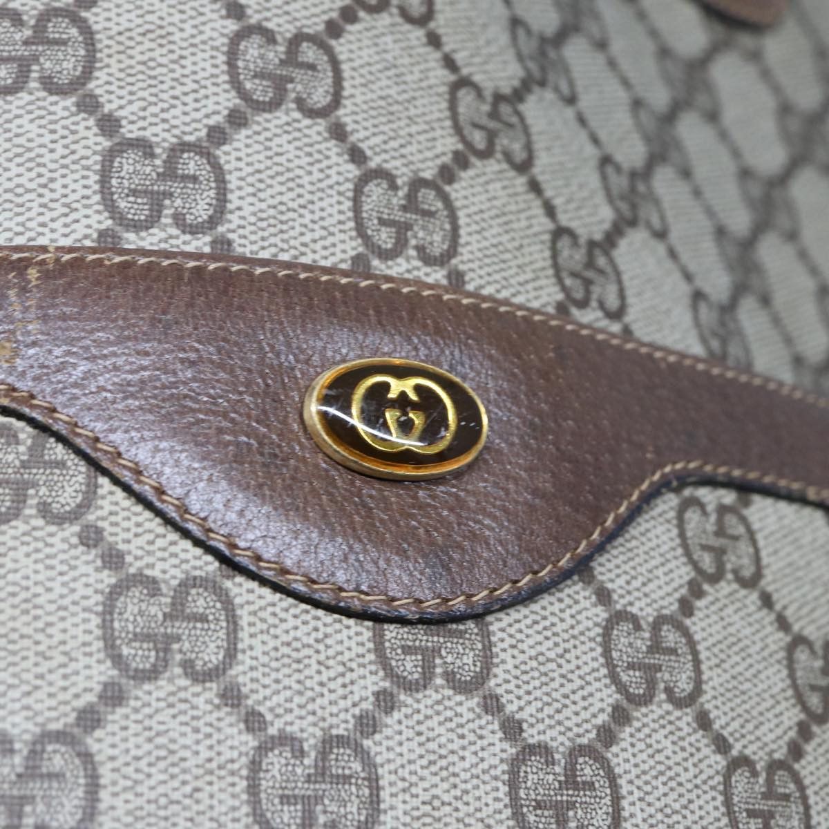 Gucci Gg Canvas Beige Synthetic Tote Bag (Pre-Owned) Size ONE SIZE - 17 Thumbnail