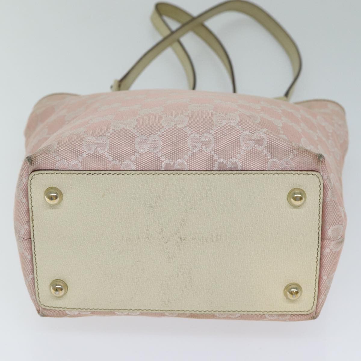 Gucci Gg Canvas Pink Canvas Tote Bag (Pre-Owned) Size ONE SIZE - 3 Thumbnail