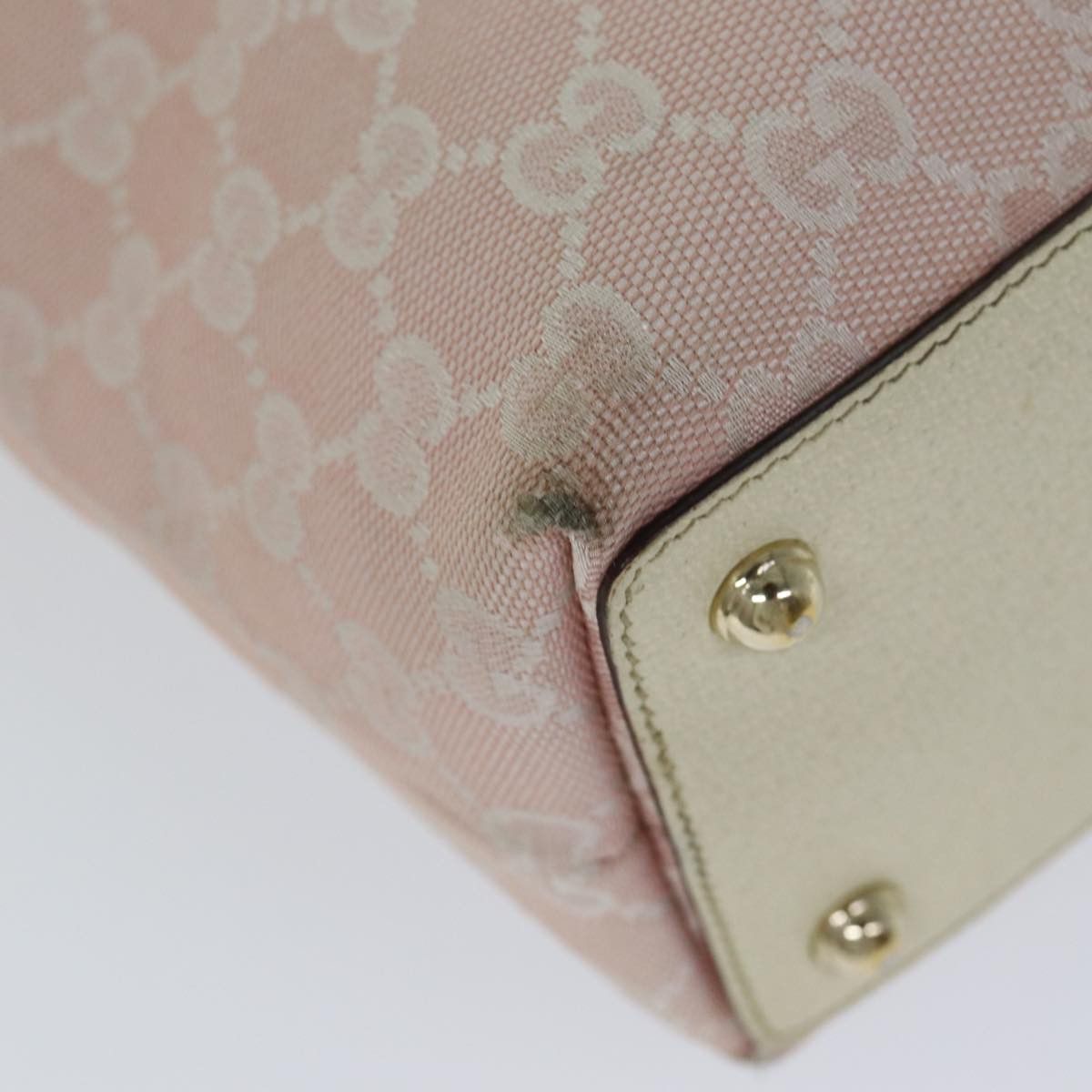 Gucci Gg Canvas Pink Canvas Tote Bag (Pre-Owned) Size ONE SIZE - 16 Thumbnail