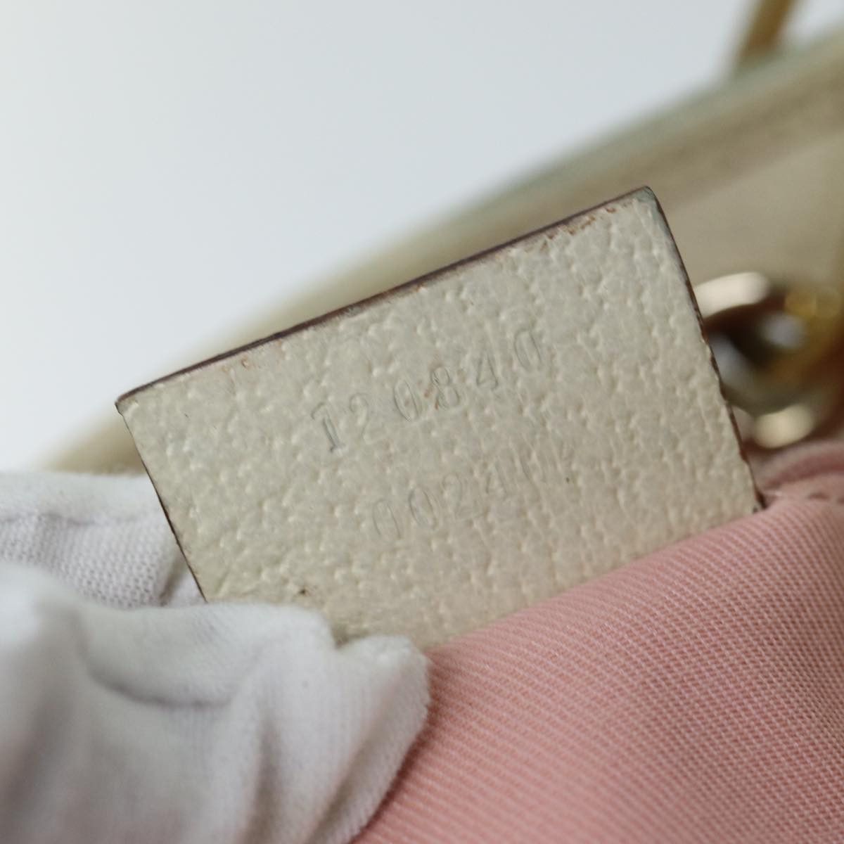 Gucci Gg Canvas Pink Canvas Tote Bag (Pre-Owned) Size ONE SIZE - 6 Thumbnail