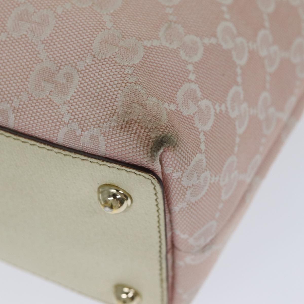 Gucci Gg Canvas Pink Canvas Tote Bag (Pre-Owned) Size ONE SIZE - 17 Thumbnail