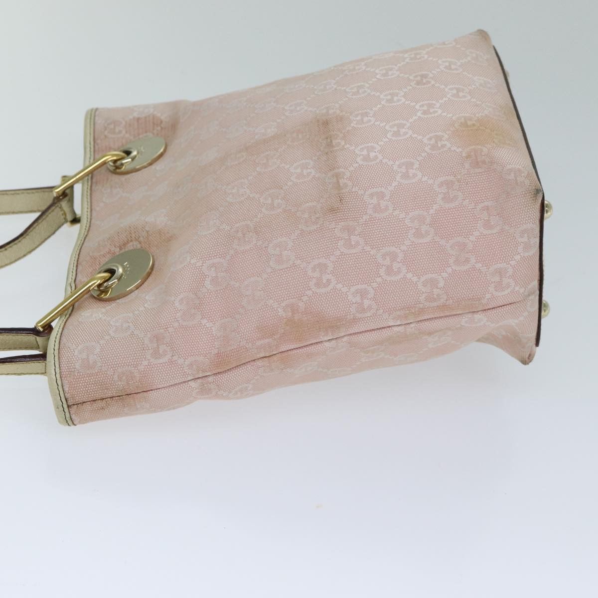 Gucci Gg Canvas Pink Canvas Tote Bag (Pre-Owned) Size ONE SIZE - 9 Thumbnail