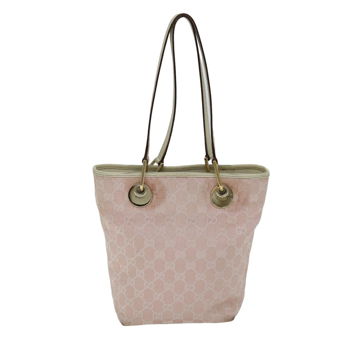 Gucci Gg Canvas Pink Canvas Tote Bag (Pre-Owned) Size ONE SIZE - 2 Thumbnail
