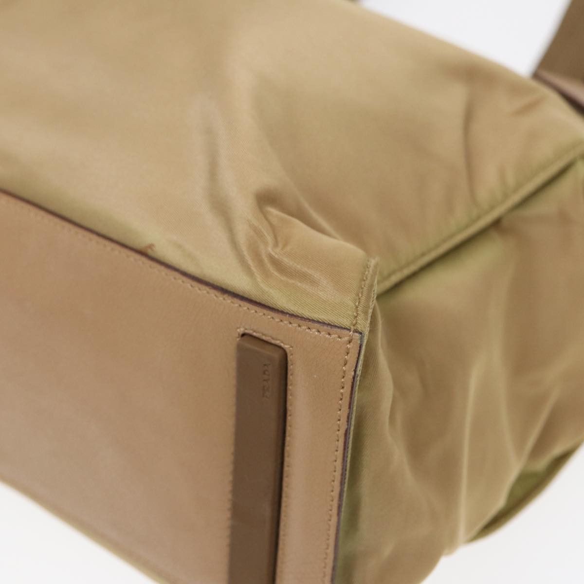 Prada Tessuto Beige Synthetic Tote Bag (Pre-Owned) Size ONE SIZE - 15 Thumbnail