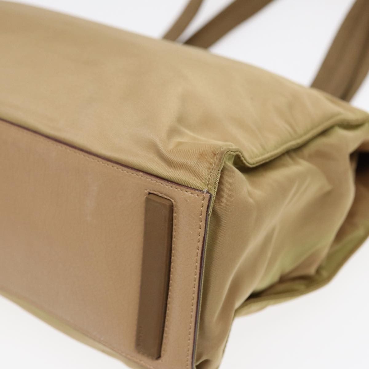 Prada Tessuto Beige Synthetic Tote Bag (Pre-Owned) Size ONE SIZE - 17 Thumbnail