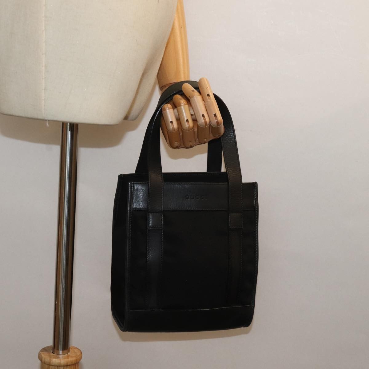 Gucci Black Synthetic Handbag (Pre-Owned) Size ONE SIZE - 8 Thumbnail