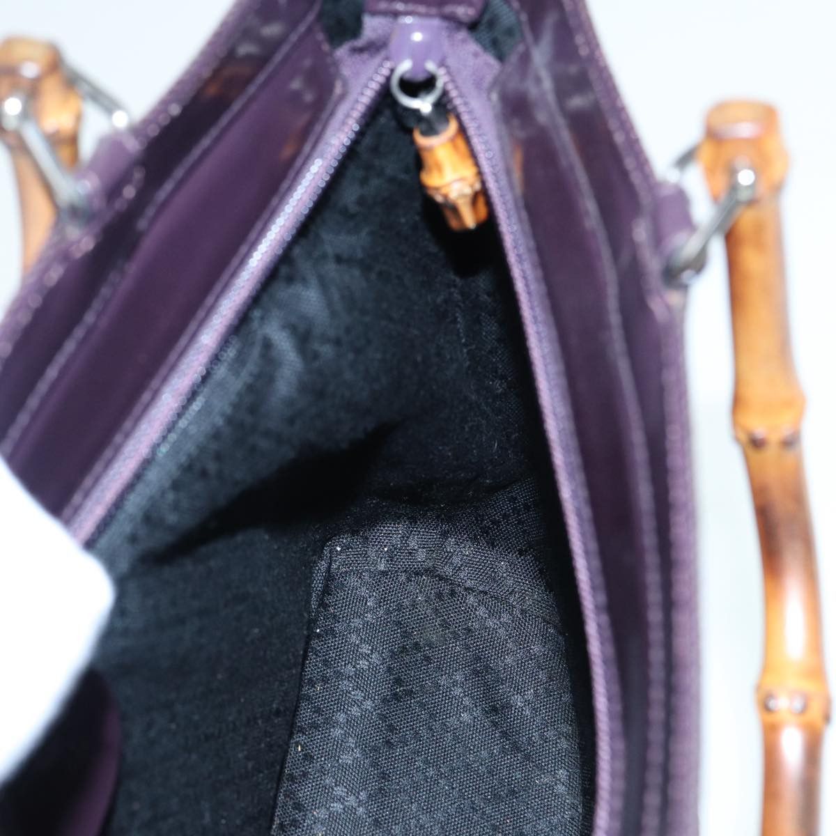 Gucci Bamboo Black Canvas Shoulder Bag (Pre-Owned) Size ONE SIZE - 20 Thumbnail