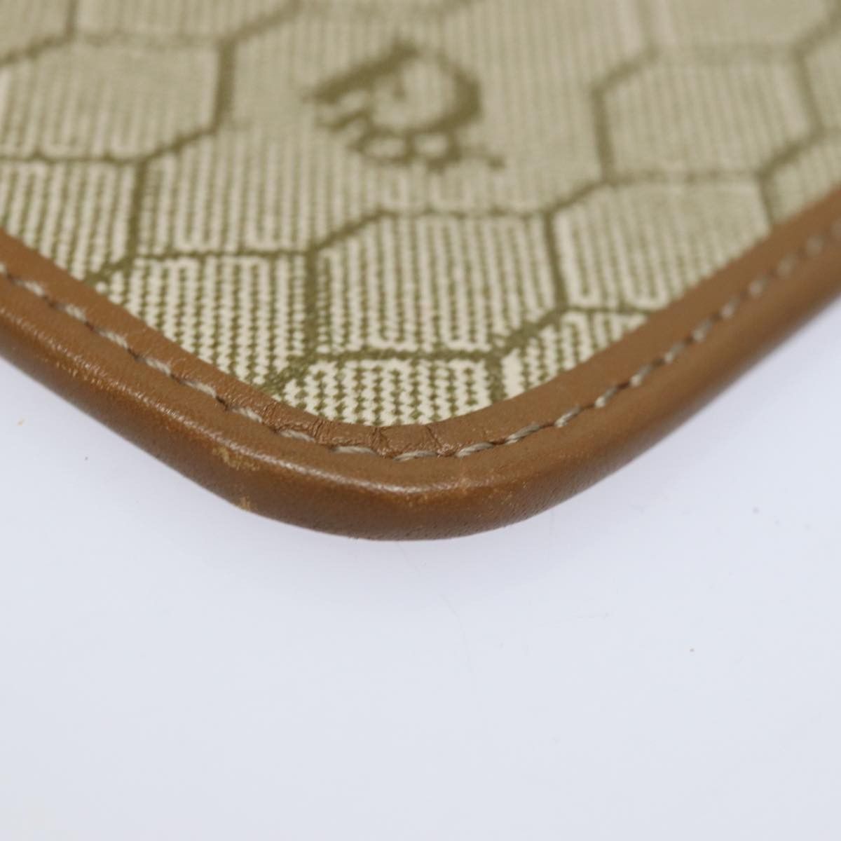 Dior Honeycomb Beige Canvas Clutch Bag (Pre-Owned) Size ONE SIZE - 10 Thumbnail