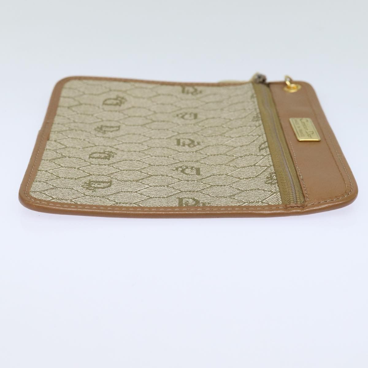 Dior Honeycomb Beige Canvas Clutch Bag (Pre-Owned) Size ONE SIZE - 7 Thumbnail