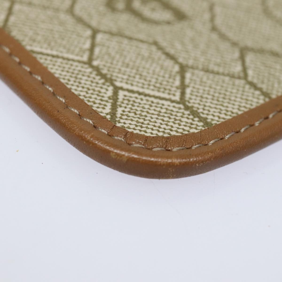 Dior Honeycomb Beige Canvas Clutch Bag (Pre-Owned) Size ONE SIZE - 9 Thumbnail