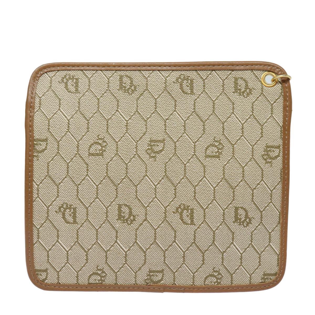 Dior Honeycomb Beige Canvas Clutch Bag (Pre-Owned) Size ONE SIZE - 2 Thumbnail