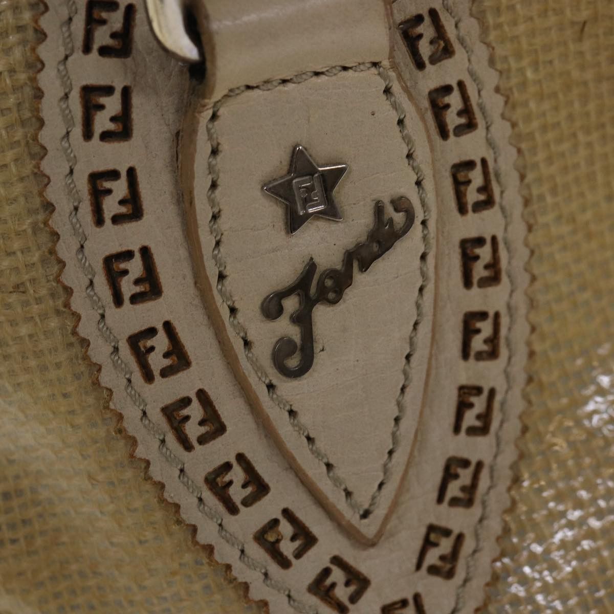 Fendi Beige Vinyl Handbag (Pre-Owned) Size ONE SIZE - 17 Thumbnail