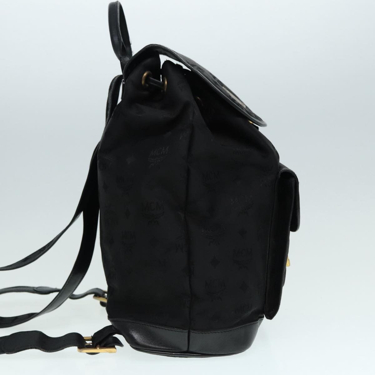 MCM Black Leather Backpack Bag (Pre-Owned) Size ONE SIZE - 9 Thumbnail