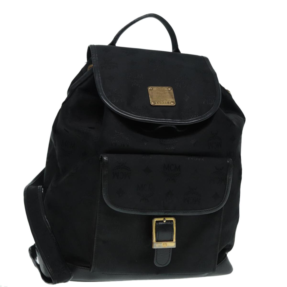 MCM Black Leather Backpack Bag (Pre-Owned) Size ONE SIZE - 15 Thumbnail