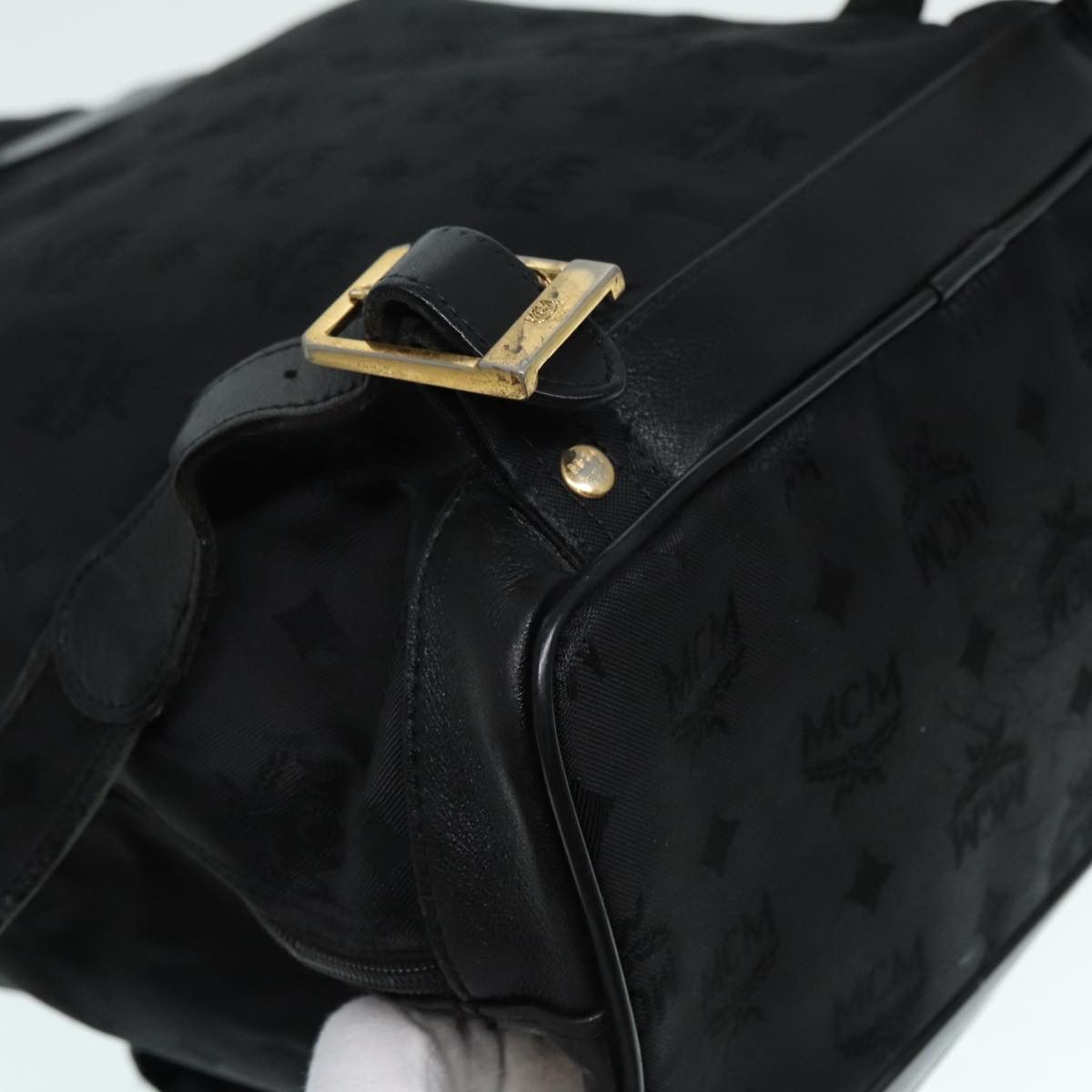 MCM Black Leather Backpack Bag (Pre-Owned) Size ONE SIZE - 16 Thumbnail