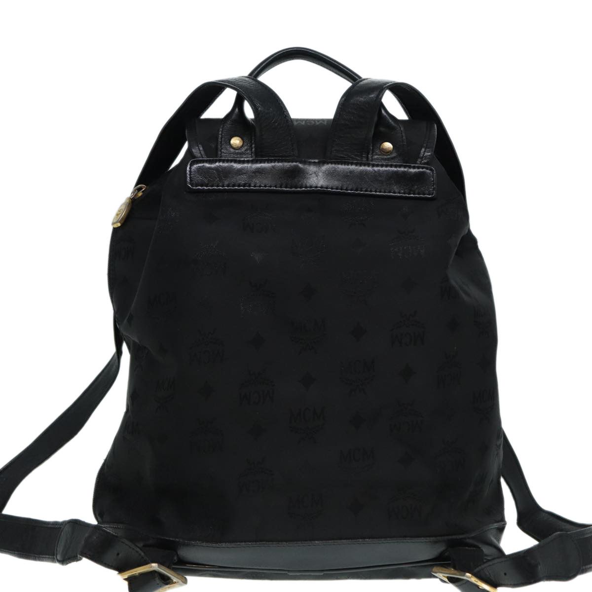 MCM Black Leather Backpack Bag (Pre-Owned) Size ONE SIZE - 2 Thumbnail