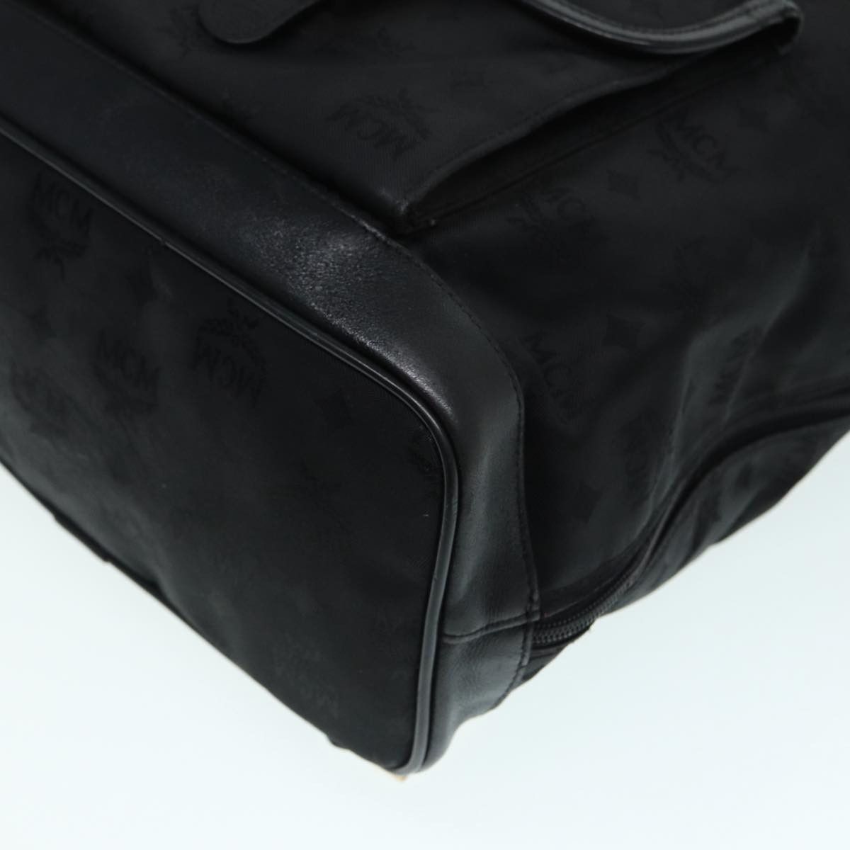 MCM Black Leather Backpack Bag (Pre-Owned) Size ONE SIZE - 7 Thumbnail