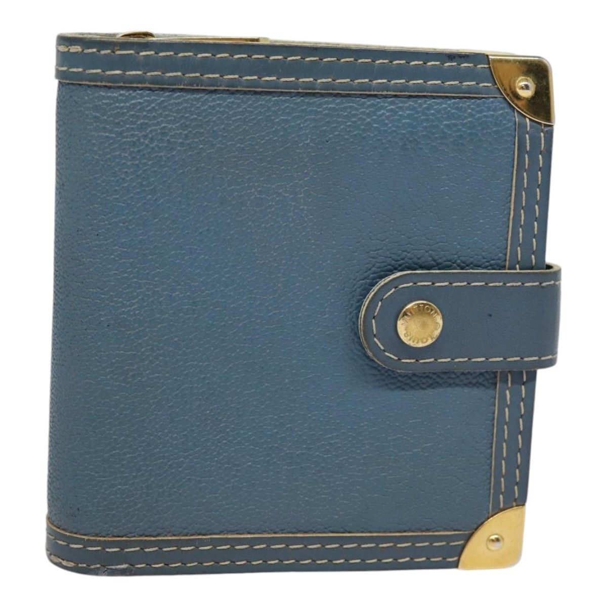Louis Vuitton Suhari Blue Leather Wallet (Pre-Owned) Size ONE SIZE - 17 Thumbnail