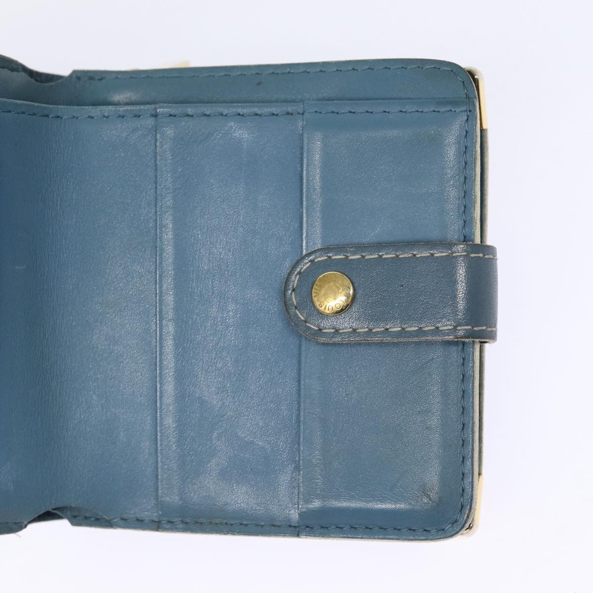 Louis Vuitton Suhari Blue Leather Wallet (Pre-Owned) Size ONE SIZE - 7 Thumbnail