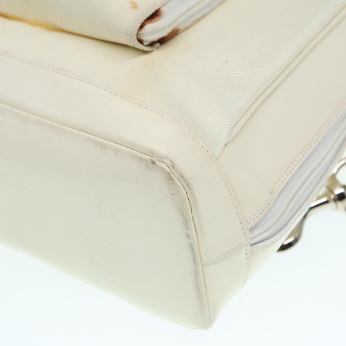 Gucci Bamboo White Leather Shoulder Bag (Pre-Owned) Size ONE SIZE - 20 Thumbnail